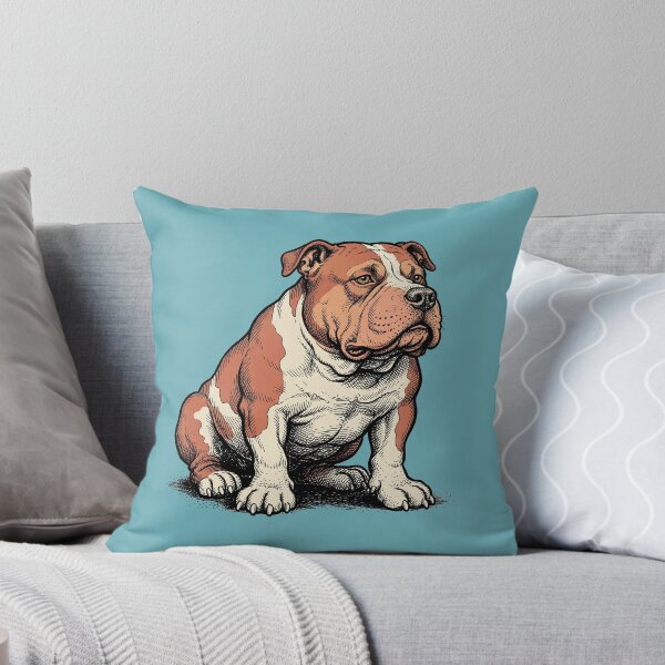 Item preview, The Iron Jowl: Vintage American Staffordshire Terrier Art Print designed and sold by FreiherrPK.