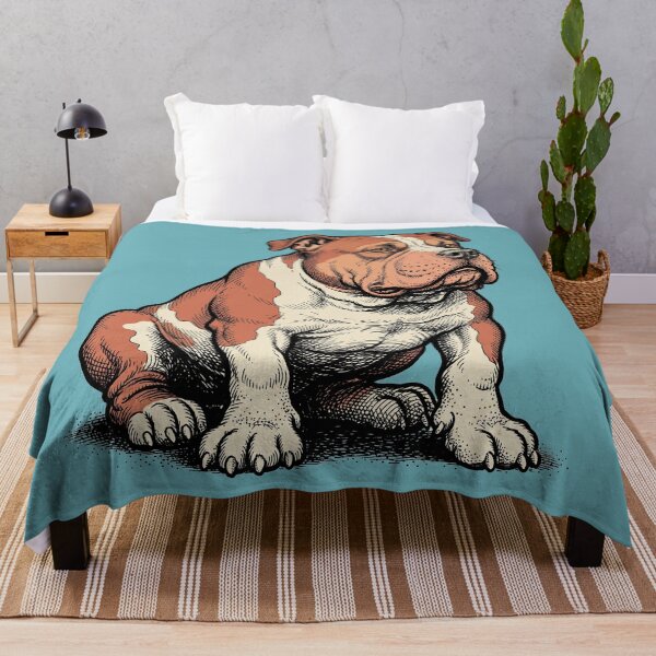 Item preview, The Iron Jowl: Vintage American Staffordshire Terrier Art Print designed and sold by FreiherrPK.