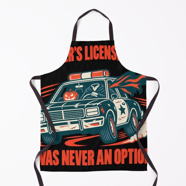 Item preview, headless horseman parody shirt stealing police car designed and sold by mnkyride.