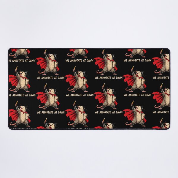 Item preview, We Annotate At Dawn English Teacher Funny Opossum Reader designed and sold by serialcarachts.