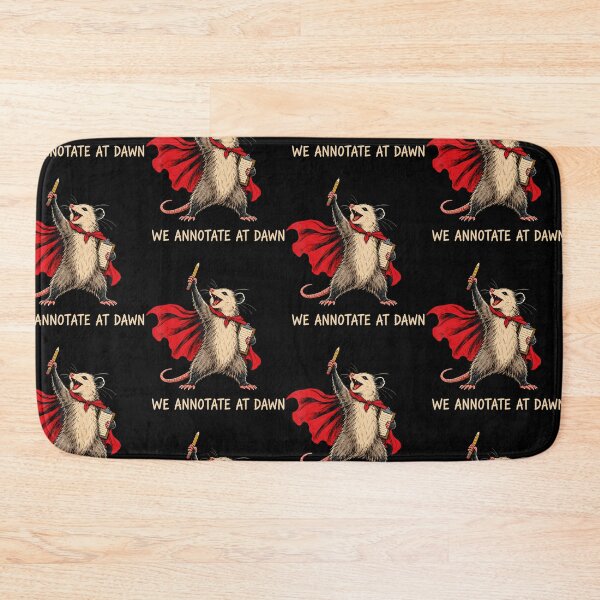 Item preview, We Annotate At Dawn English Teacher Funny Opossum Reader designed and sold by serialcarachts.