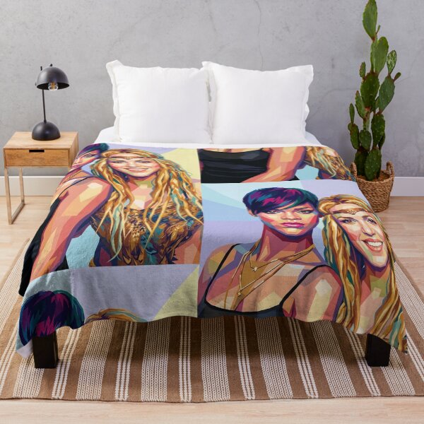 Item preview, Rihanna and Shakira Wpap Pop Art designed and sold by SiksisArt.