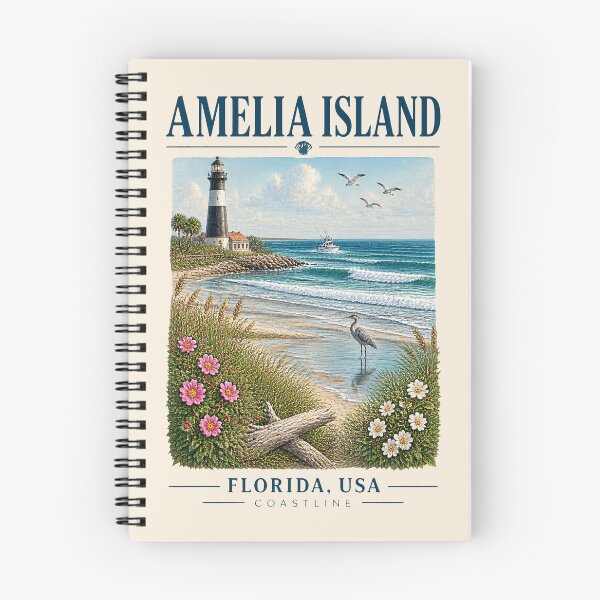 Item preview, Amelia Island, Amelia Island, Florida, USA [Modern Travel Poster] designed and sold by elektronen.