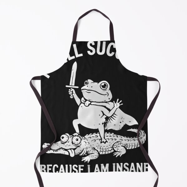 Item preview, I Will Succeed Because I Am Insane Funny Frog designed and sold by vybrnthouse.