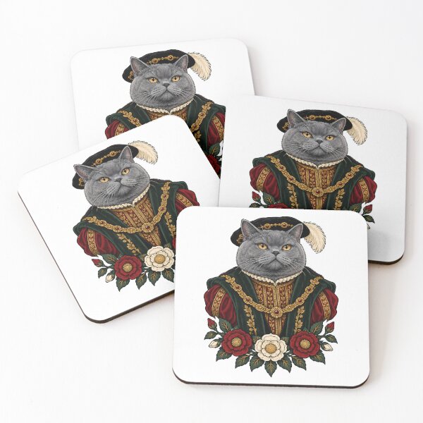Artikelvorschau, Tudor-Königs-Katzenkunst entworfen und verkauft von Old's Cool Cat Studio.