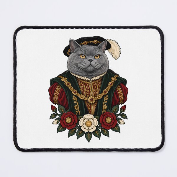 Item preview, Tudor King Royal Cat Art designed and sold by Old's Cool Cat Studio.