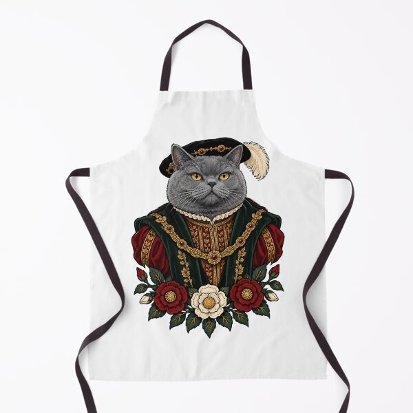 Item preview, Tudor King Royal Cat Art designed and sold by Old's Cool Cat Studio.