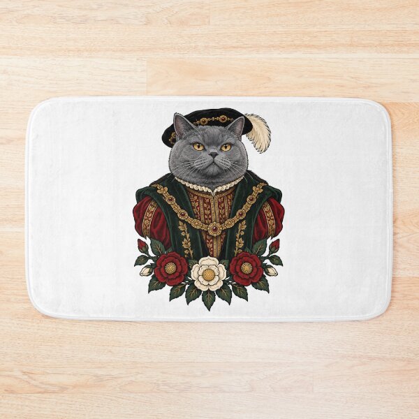 Item preview, Tudor King Royal Cat Art designed and sold by Old's Cool Cat Studio.