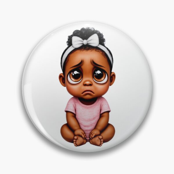 Item preview, Ebony Baby Girl Sad: Tender Eyes Collection  designed and sold by EscapeArtist13.
