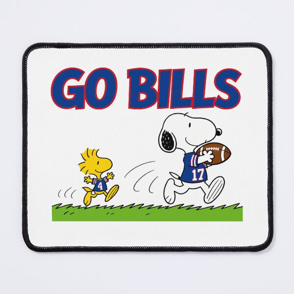 Item preview, Snoopy & Woodstock Buffalo Bills Football Retro F442 designed and sold by GLUVY-THEME.