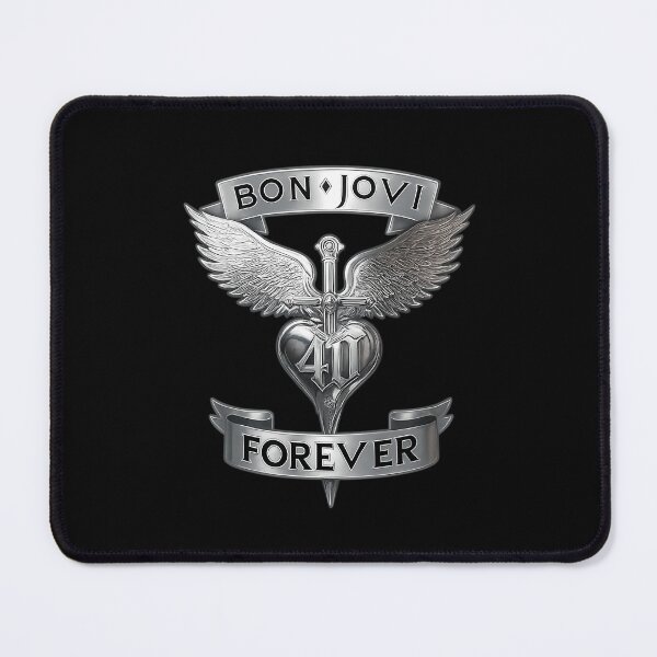 Item preview, Bon Jovi Winged Dagger Heart 40Th Anniversary  designed and sold by Zynkee.