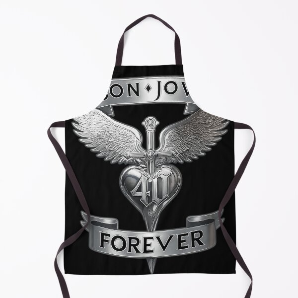 Item preview, Bon Jovi Winged Dagger Heart 40Th Anniversary  designed and sold by Zynkee.