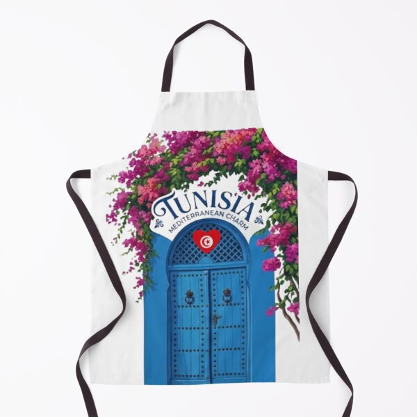 Item preview, Sidi Bou Said Blue Door & Bougainvillea - Traditional Tunisian Architecture designed and sold by Salma.Store.