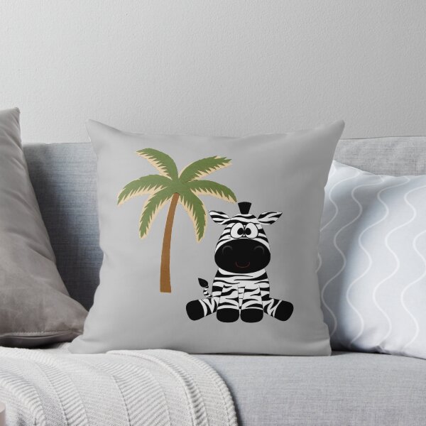 Item preview, Zebra Under a Palm Tree designed and sold by Chameleon by Ewa .