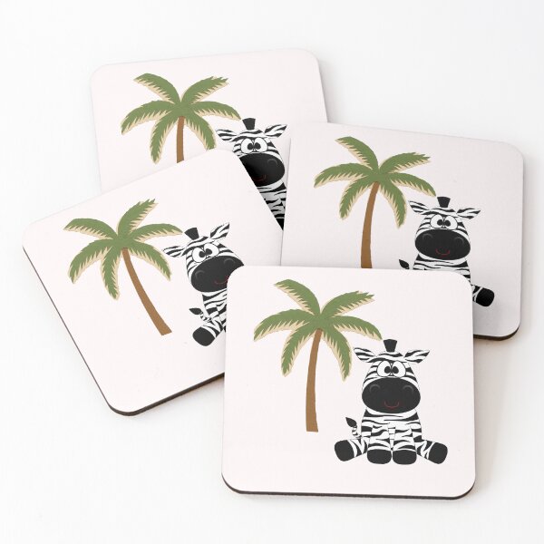 Item preview, Zebra Under a Palm Tree designed and sold by Chameleon by Ewa .