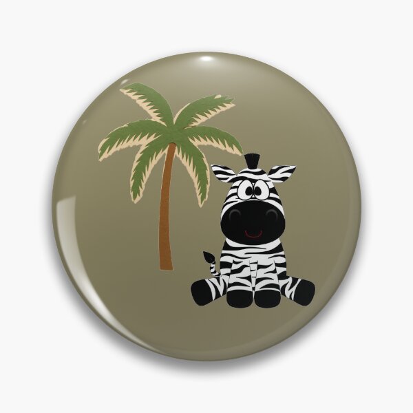 Item preview, Zebra Under a Palm Tree designed and sold by Chameleon by Ewa .
