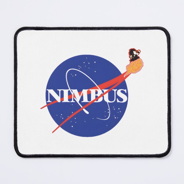 Item preview, Goku Riding Nimbus Cloud with NASA Space Theme Illustration designed and sold by Alexandra Str.