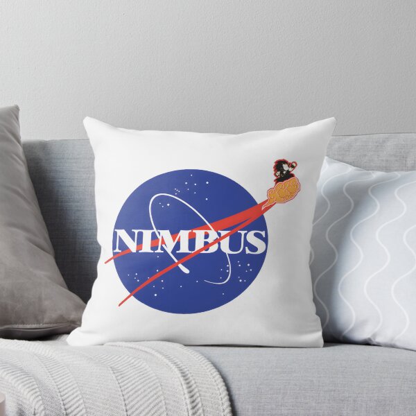Item preview, Goku Riding Nimbus Cloud with NASA Space Theme Illustration designed and sold by Alexandra Str.
