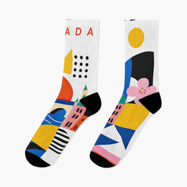 Item preview, Colorful geometric poster featuring Ottawa typography, Canada la designed and sold by ckybe.