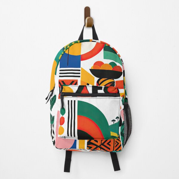 Item preview, Colorful geometric illustration of Cameroon featuring terraced h designed and sold by ckybe.