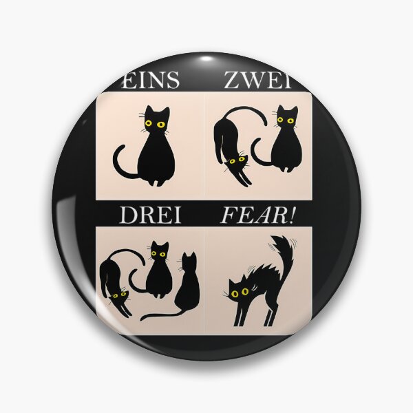 Item preview, Aprender el miedo alemán Eins Zwei Drei Cat Fear designed and sold by vybrnthouse.