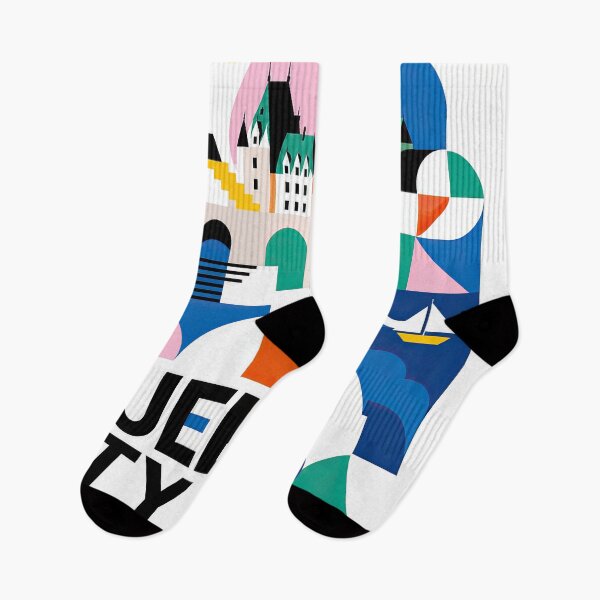 Item preview, Colorful illustrated poster of Quebec City featuring a designed and sold by ckybe.