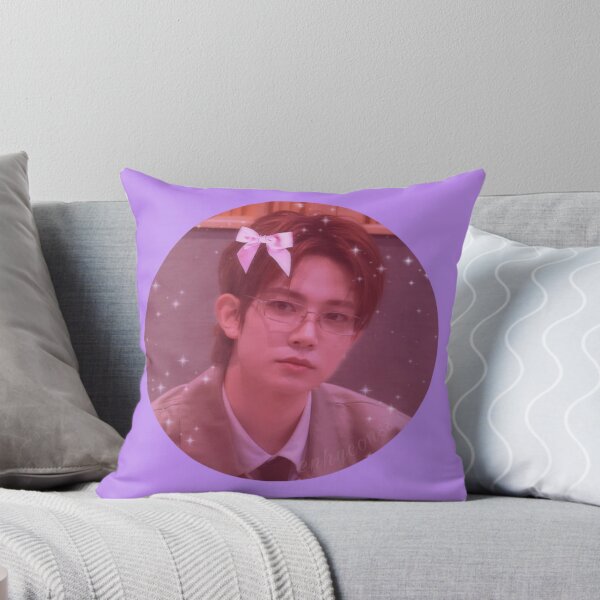 Item preview, HEESEUNG Pink ribbon- Big icon Lavender version designed and sold by Enhyconss.