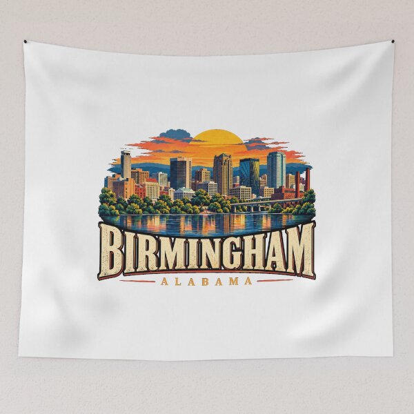 Item preview, Vintage Birmingham Alabama Travel Souvenir Landmark Gift designed and sold by MichaeIRellov.