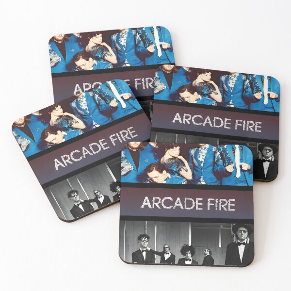 Artikelvorschau, Arcade Fire Band Collage entworfen und verkauft von ruokabbyart.