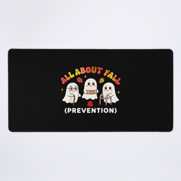 Item preview, Cute Ghost "All About Fall (Prevention)" Halloween Art designed and sold by OlyvieArt.