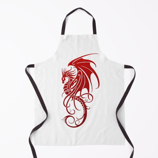 Item preview, Flying Red Tribal Dragon Art with Dynamic Tribal Patterns and Bold Design designed and sold by laxxers.