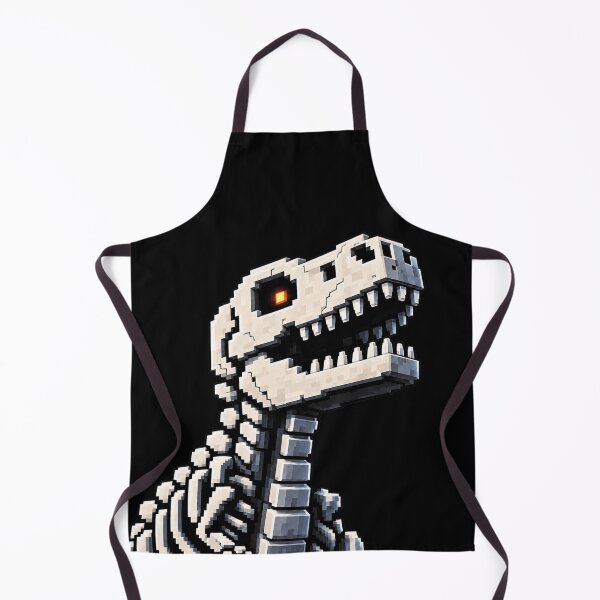 Item preview, 8-Bit Pixel T-Rex Skeleton With Glowing Eye designed and sold by Munib302.