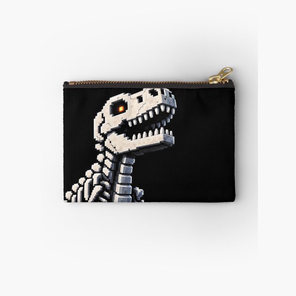 Item preview, 8-Bit Pixel T-Rex Skeleton With Glowing Eye designed and sold by Munib302.