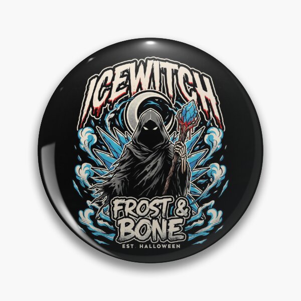 Item preview, Ice Witch Frost and Bone Halloween Design Graphic Tee v11 designed and sold by DarylWelsh2024.