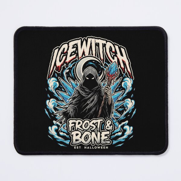 Item preview, Ice Witch Frost and Bone Halloween Design Graphic Tee v11 designed and sold by DarylWelsh2024.
