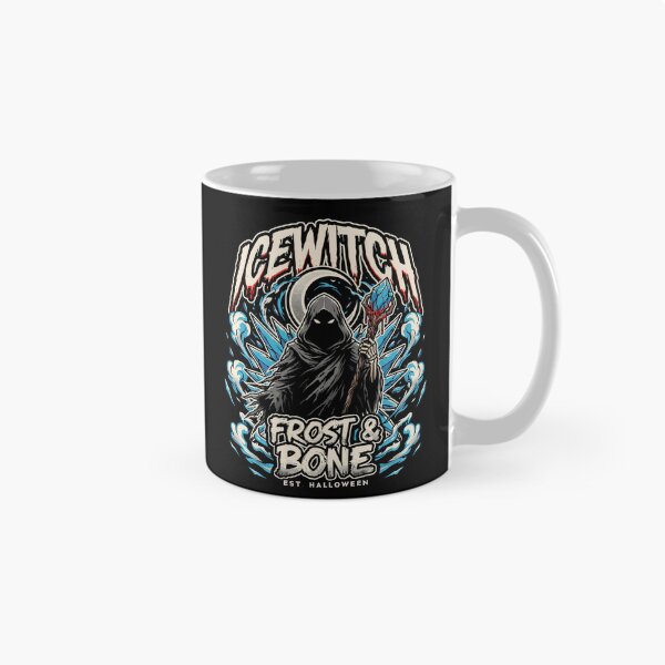 Item preview, Ice Witch Frost and Bone Halloween Design Graphic Tee v11 designed and sold by DarylWelsh2024.