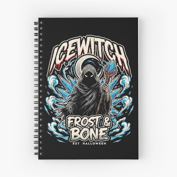 Item preview, Ice Witch Frost and Bone Halloween Design Graphic Tee v11 designed and sold by DarylWelsh2024.