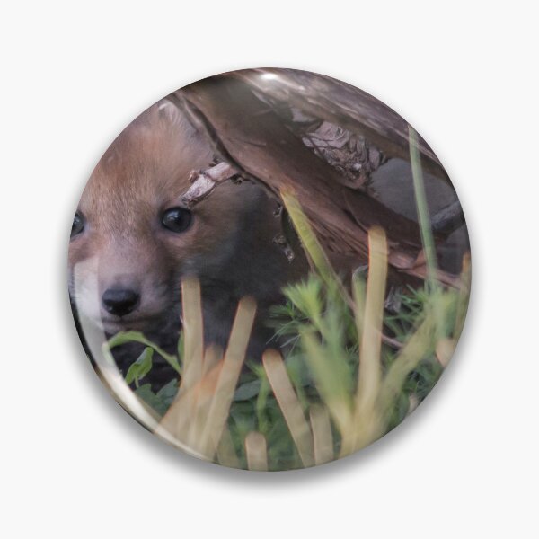 Item preview, Fox Cub in Its Woodland Hideout designed and sold by gabormedve.