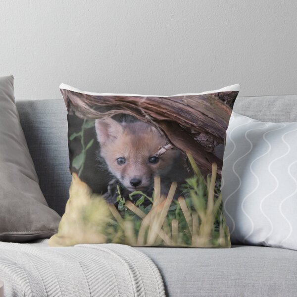 Item preview, Fox Cub in Its Woodland Hideout designed and sold by gabormedve.
