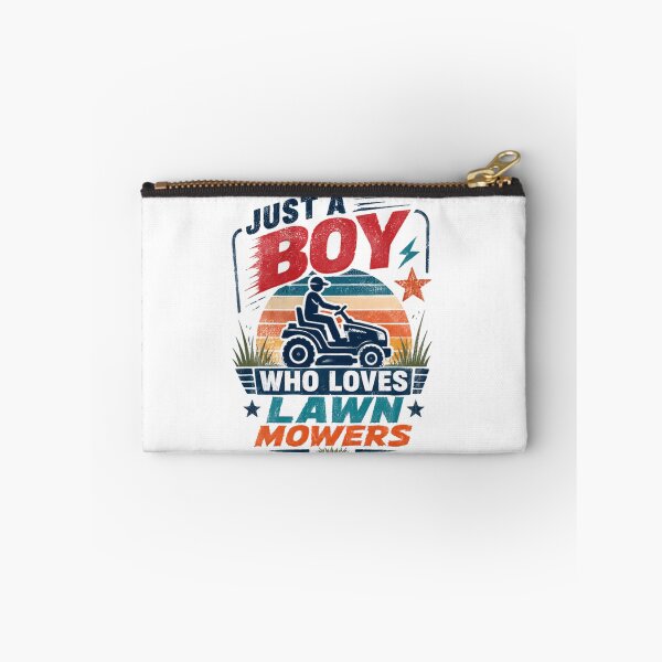 Item preview, Just A Boy Who Loves Lawn Mowers Mowing Yard Work Kids designed and sold by RetroMini2026.