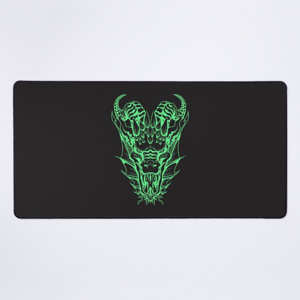Item preview, Fierce Green Dragon Tattoo Style Illustration with Bold Details designed and sold by laxxers.