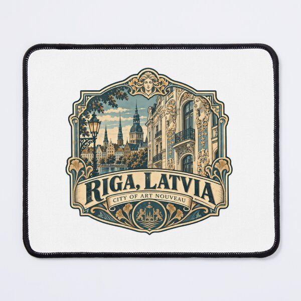 Item preview, Riga Latvia City Of Art Nouveau European Architecture Travel Souvenir designed and sold by Simsimah26Parks.