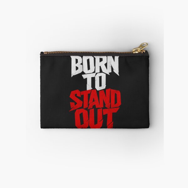 Item preview, Born To Stand Out Bold Typography Design | Motivational Rebel Quote Art | Streetwear Gift For Him designed and sold by StyxIND.