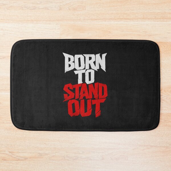 Item preview, Born To Stand Out Bold Typography Design | Motivational Rebel Quote Art | Streetwear Gift For Him designed and sold by StyxIND.