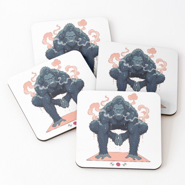 Item preview, Hot Yoga Crow Pose – Funny Sasquatch Arm Balance Design designed and sold by Whimsy Trail Co.