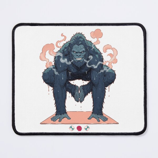 Item preview, Hot Yoga Crow Pose – Funny Sasquatch Arm Balance Design designed and sold by Whimsy Trail Co.