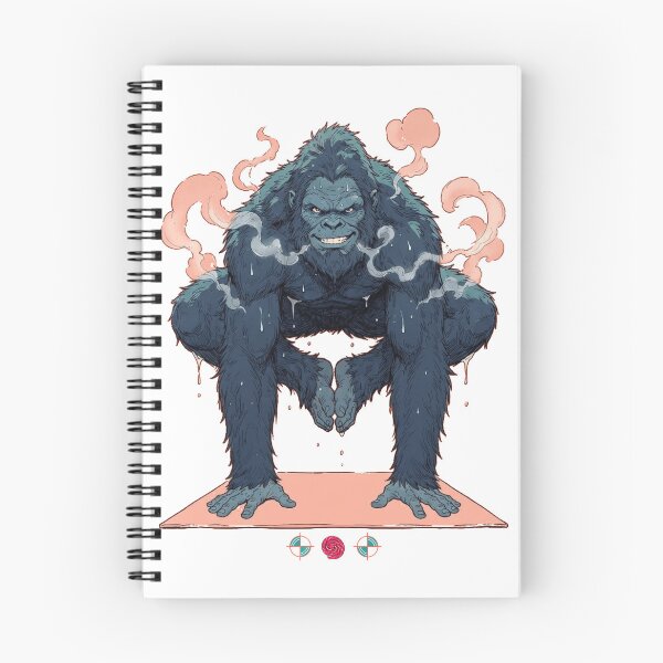Item preview, Hot Yoga Crow Pose – Funny Sasquatch Arm Balance Design designed and sold by Whimsy Trail Co.