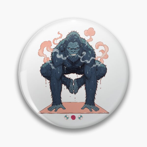 Item preview, Hot Yoga Crow Pose – Funny Sasquatch Arm Balance Design designed and sold by Whimsy Trail Co.