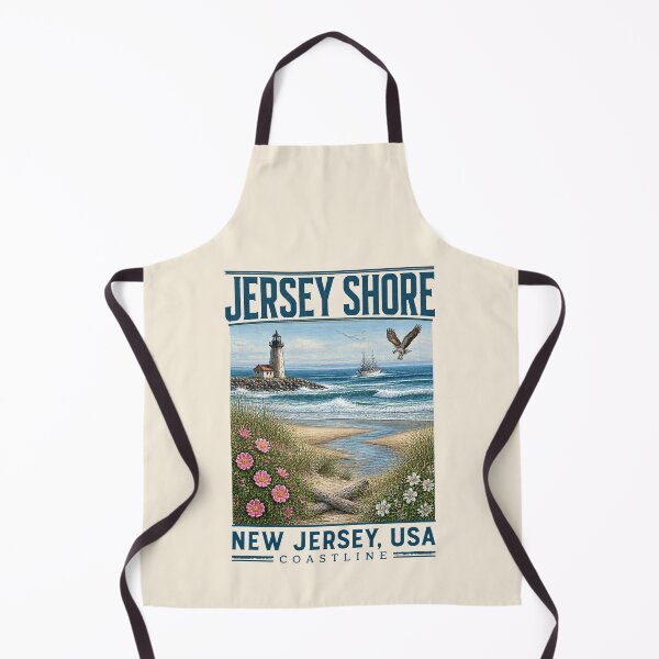 Item preview, Jersey Shore, New Jersey, USA [Vintage Illustration] designed and sold by elektronen.
