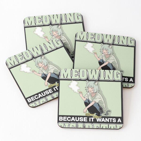 Item preview, Meowing Because It Wants A Cigarette designed and sold by vybrnthouse.